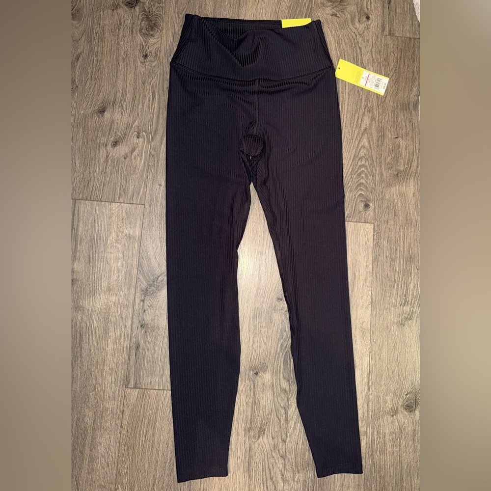 All in motion black ribbed leggings size small